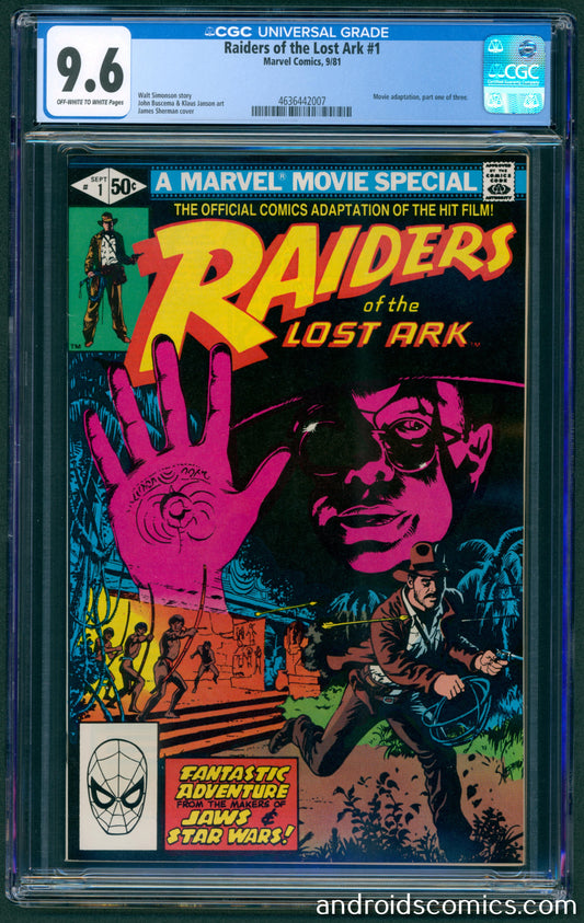 Raiders of the Lost Ark #1 CGC 9.6