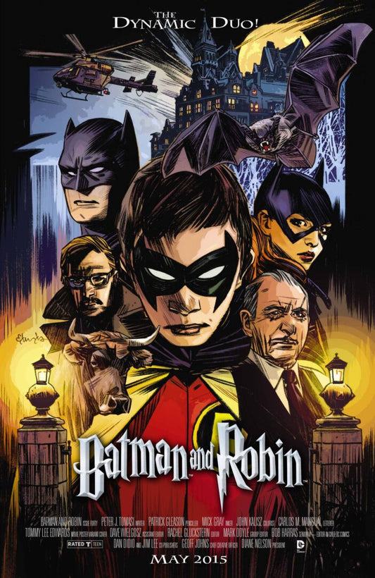 Batman and Robin #40  Movie Poster Variant  FN