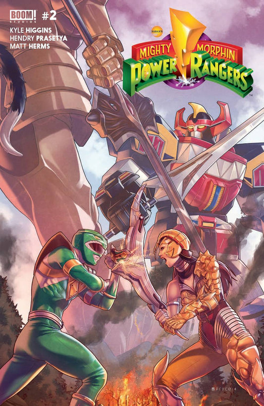 Mighty Morphin Power Rangers #2 Main Cover NM