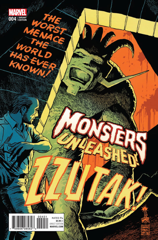 Monsters Unleashed #4 (Of 5) Francavilla 50s Movie Poster Variant