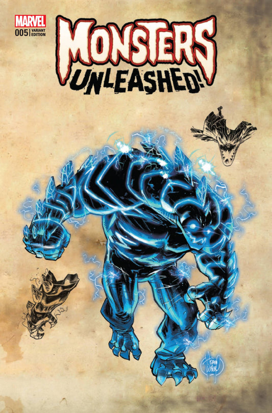 Monsters Unleashed #5 (Of 5) Kubert Monster Variant