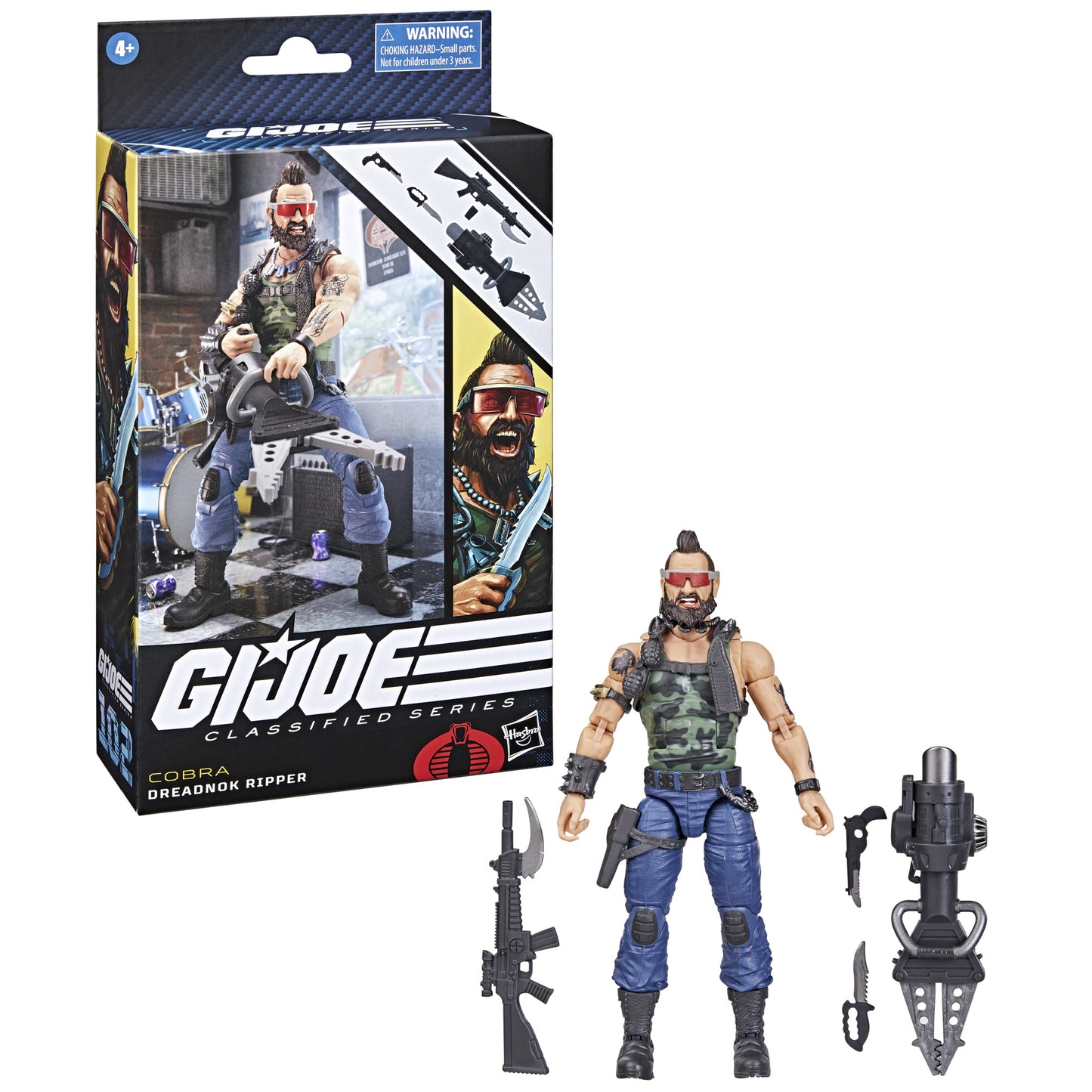GI Joe Classified Cobra Dreadnok Ripper Action Figure
