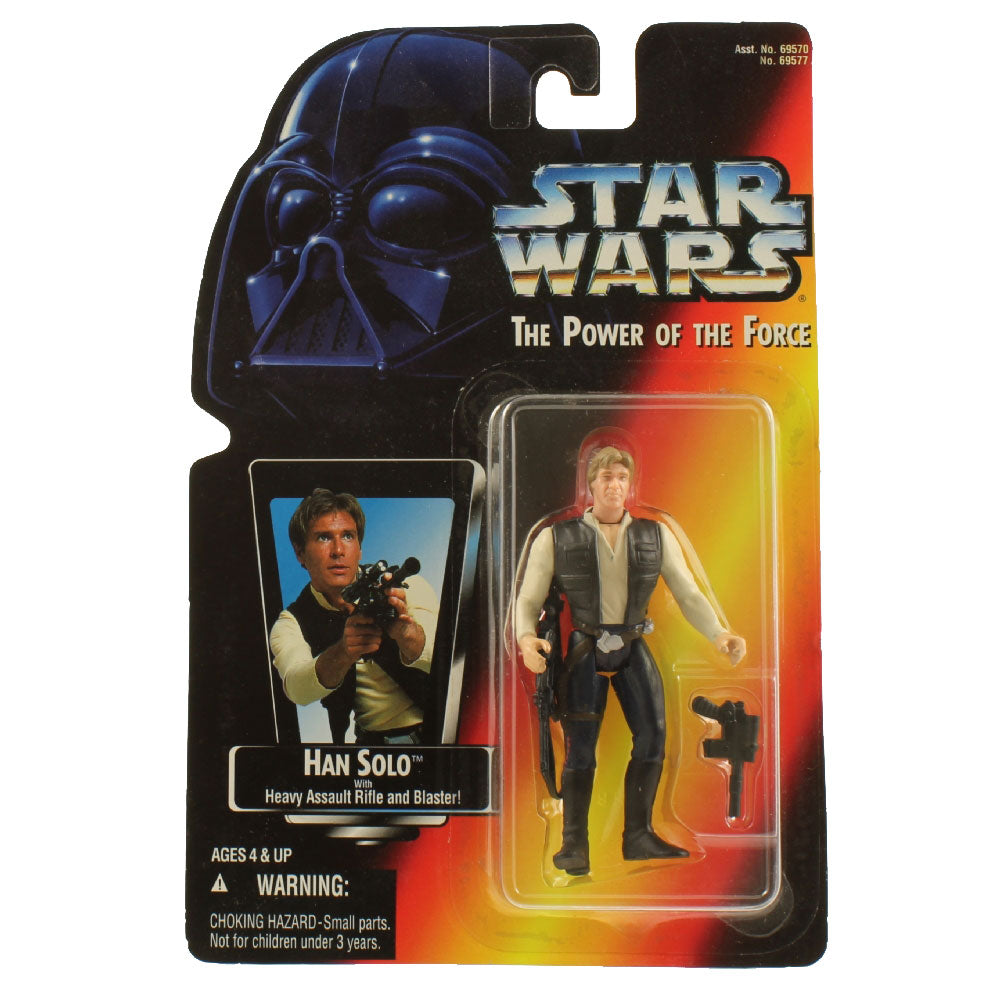 Star Wars Power of the Force Han Solo With Heavy Assault Rifle