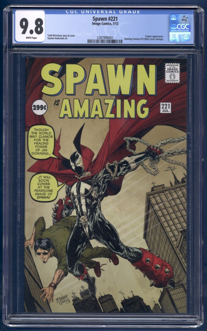 Spawn #221  CGC 9.8