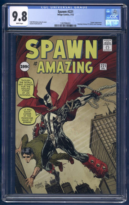 Spawn #221  CGC 9.8