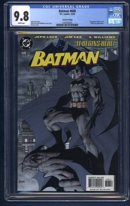 Batman #608  2nd Print  CGC 9.8