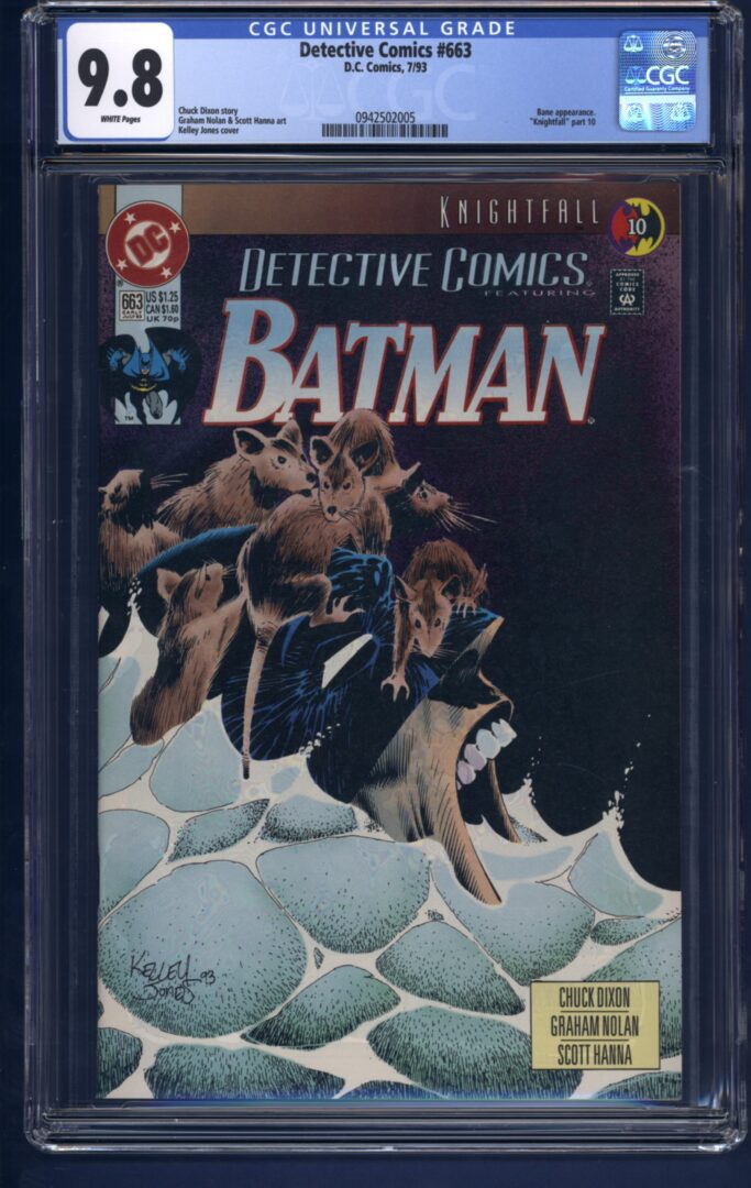 Detective Comics #663  CGC 9.8