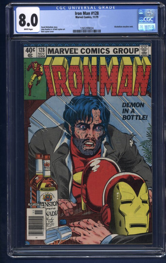 Iron Man #128  CGC 8.0