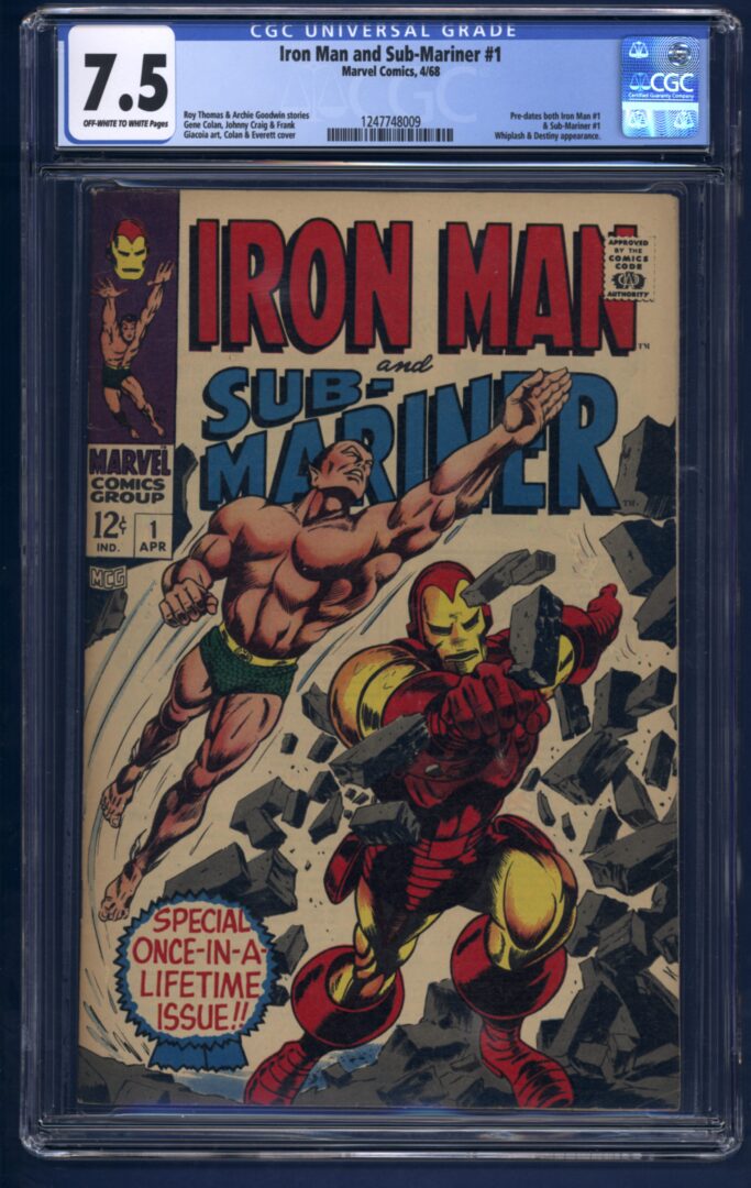 Iron Man and Sub-Mariner #1  CGC 7.5