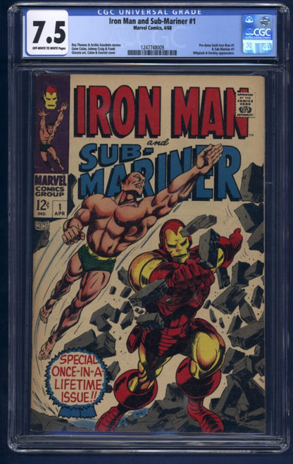 Iron Man and Sub-Mariner #1  CGC 7.5