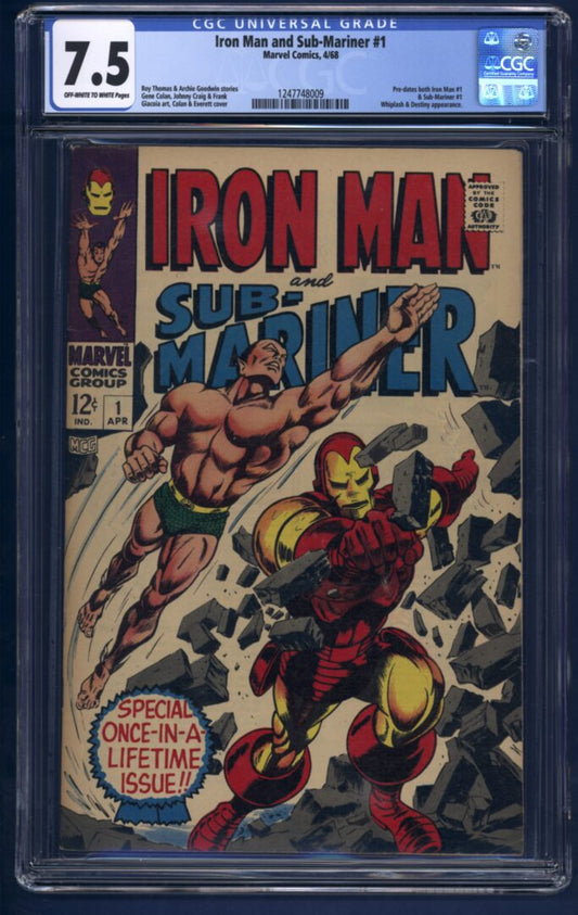 Iron Man and Sub-Mariner #1  CGC 7.5