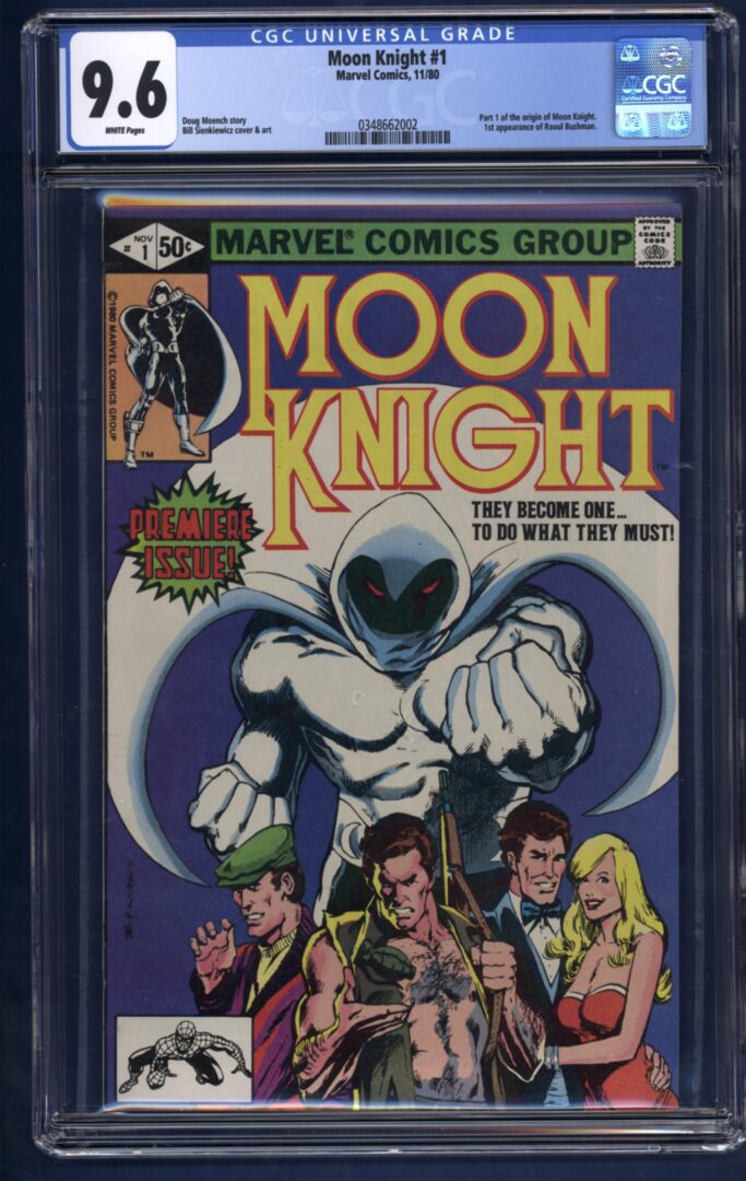 Moon Knight #1  CGC 9.6  1st appearance of Raoul Bushman