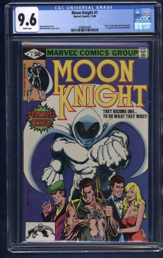 Moon Knight #1  CGC 9.6  1st appearance of Raoul Bushman