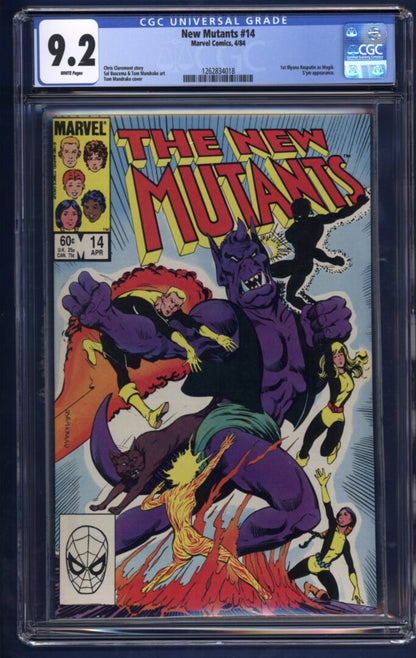 New Mutants #14  CGC 9.2  1st Illyana Rasputin as Magik