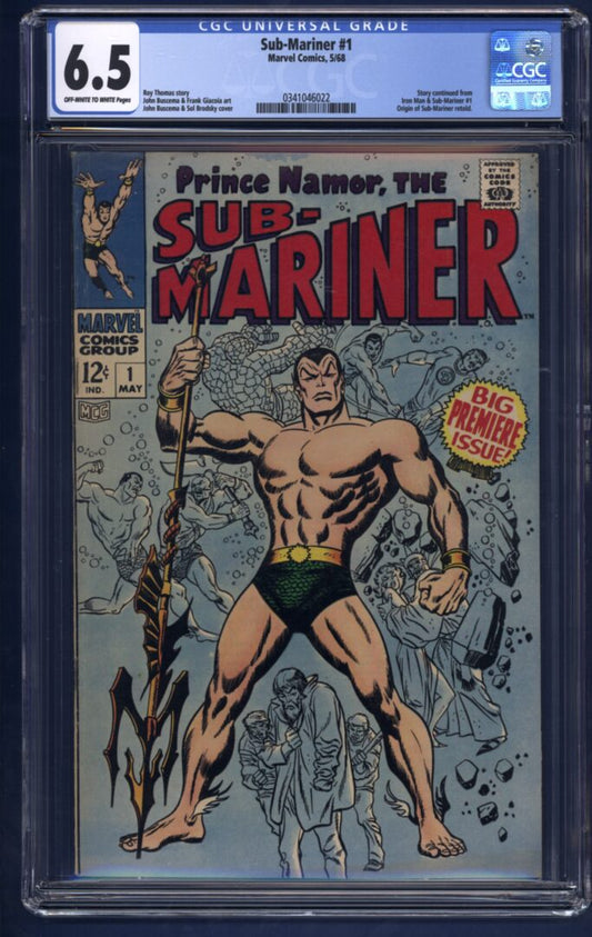 Sub-Mariner #1  CGC 6.5
