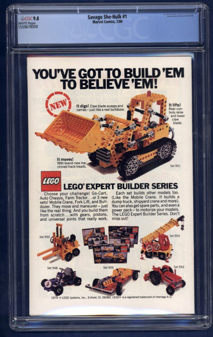 Savage She-Hulk #1  CGC 9.8  Origin & 1st appearance of She-Hulk