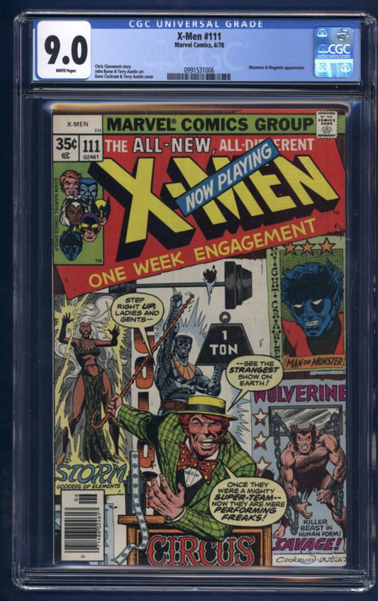 X-Men #111  CGC 9.0