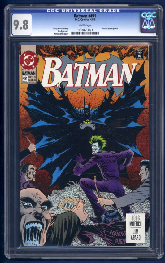Batman #491  CGC 9.8  Prelude to Knightfall