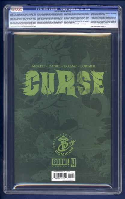 Curse #1  CGC 9.8  Convention Edition