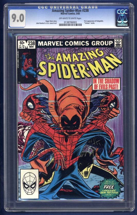 Amazing Spider-Man #238  CGC 9.0  1st appearance of Hobgoblin