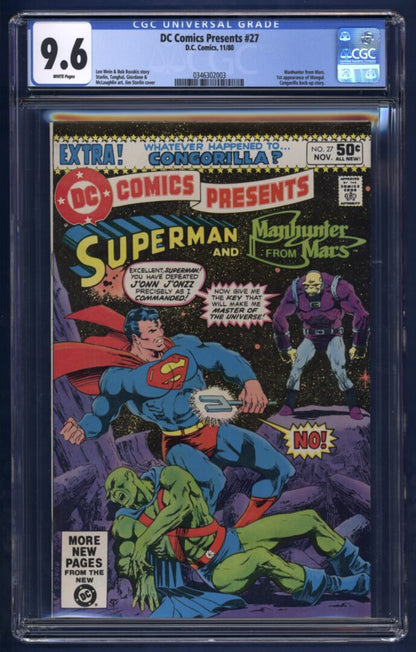 DC Comics Presents #27  CGC 9.6  1st appearance of Mongul