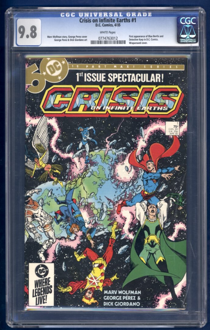 Crisis on Infinite Earths #1  CGC 9.8