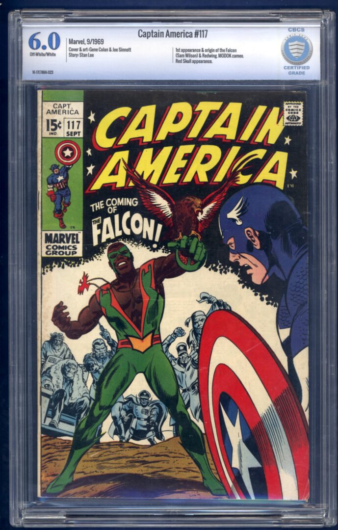 Captain America #117  CBCS 6.0  1st appearance of Falcon