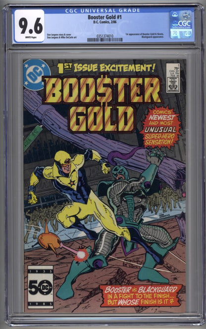 Booster Gold #1  CGC 9.6  1st appearance of  Booster Gold