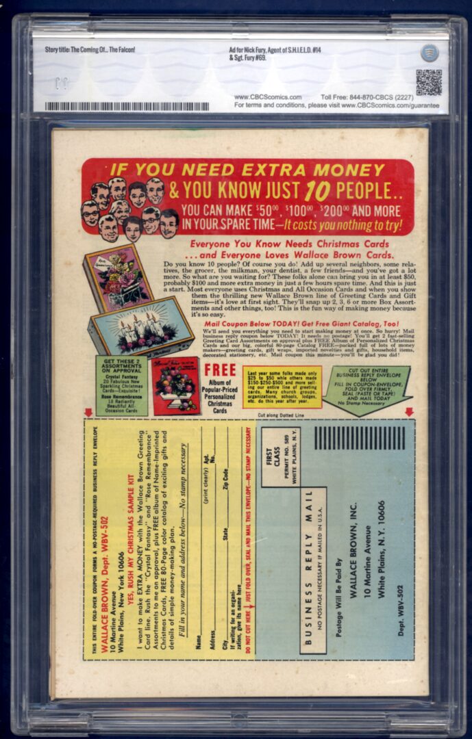 Captain America #117  CBCS 6.0  1st appearance of Falcon