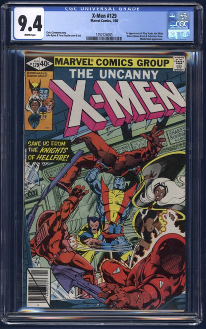 Uncanny X-Men #129  CGC 9.4  1st appearance of Kitty Pryde and White Queen (Emma Frost)