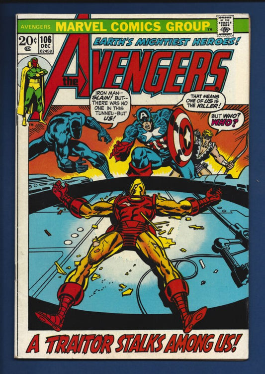 Avengers #106  FN-