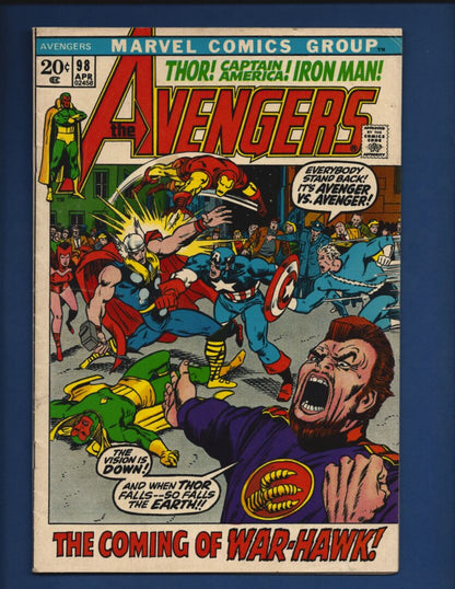 Avengers #98  VG+
