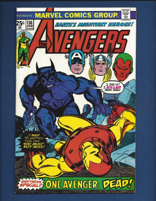 Avengers #136  FN/VF