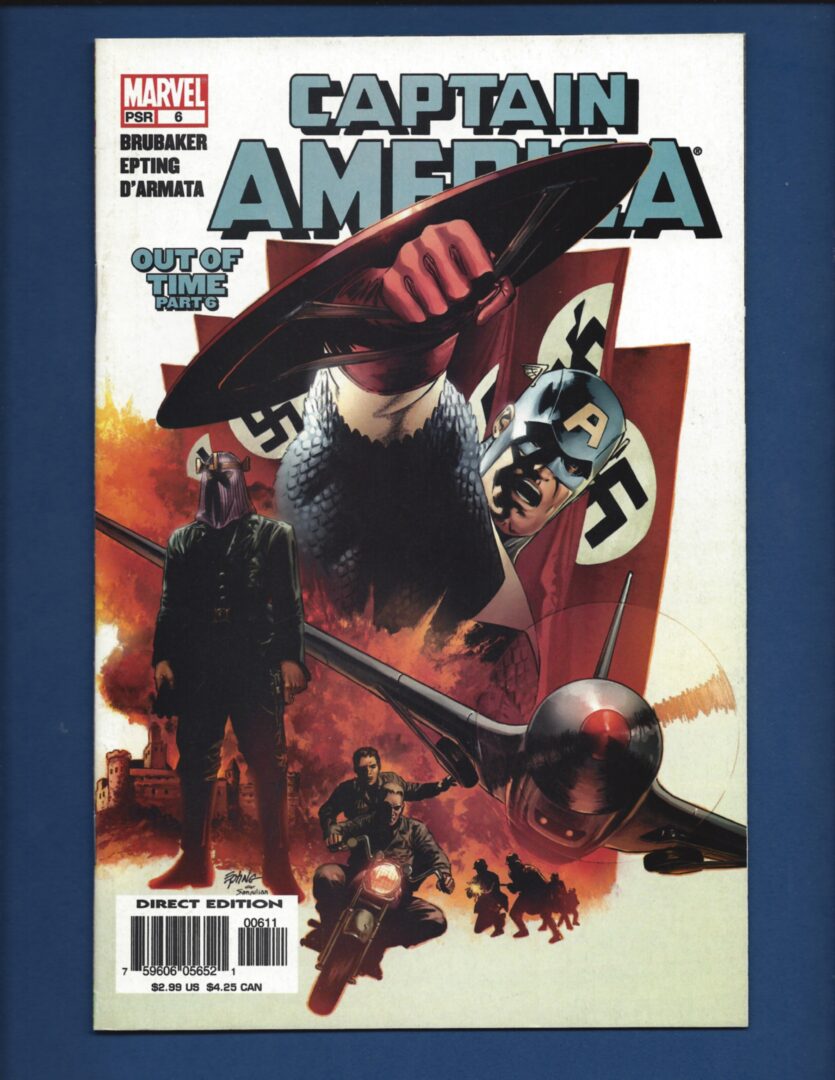Captain America #6A FN/VF  1st full appearance of the Winter Soilder
