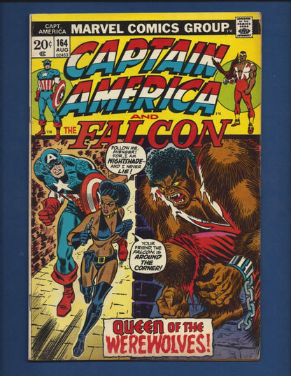 Captain America #164  VG+  1st appearance of NightShade