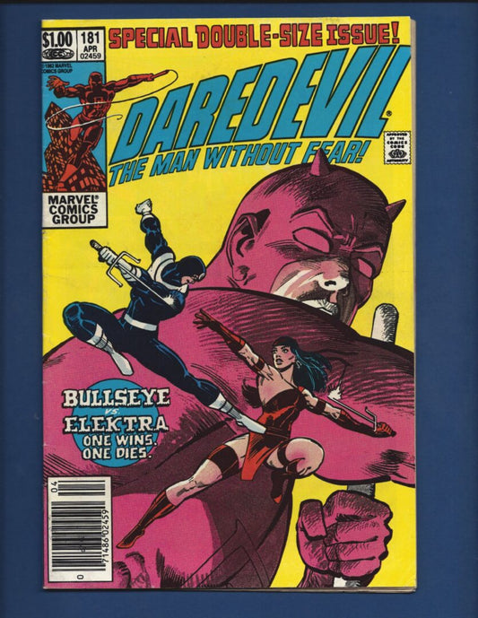 Daredevil #181  VG/FN "Death" of Elektra
