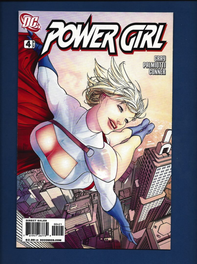 Power Girl #4  NM-  1:10 Variant