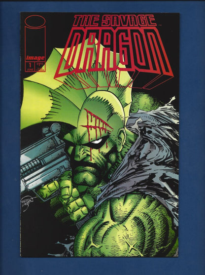 Savage Dragon #1  VF  1st appearance of Barbaric and Richochet