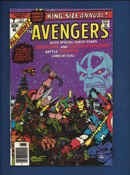 Avengers Annual #7 VF  "Death" of Adam Warlock