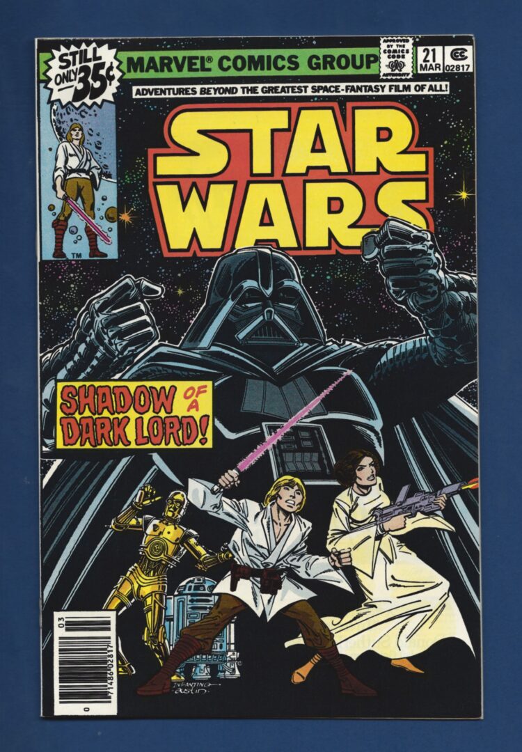 Star Wars #21  NM-  1st Original Darth Vader story