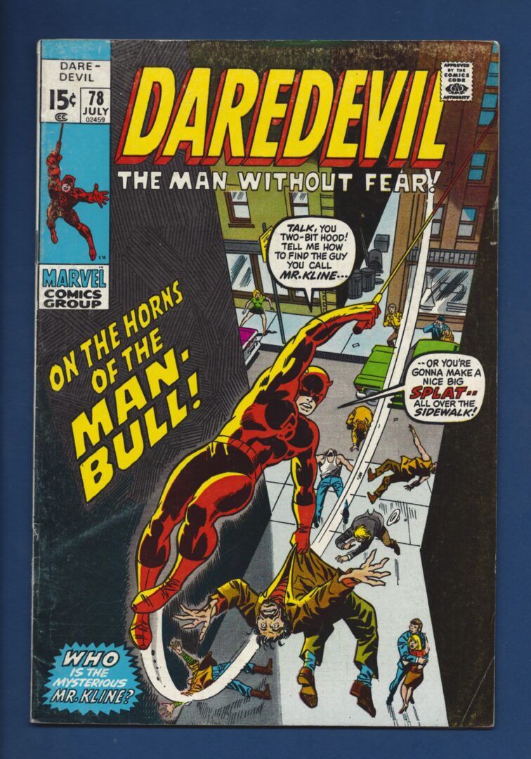 Daredevil #78  VG  1st appearance of Man-Bull