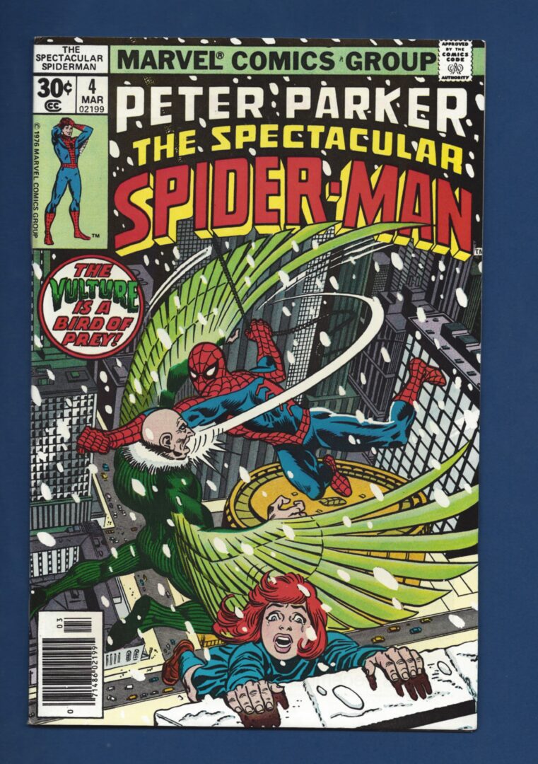 Spectacular Spider-Man #4  VF+  1st cameo App.of the Hitman