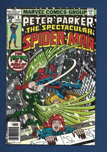 Spectacular Spider-Man #4  VF+  1st cameo App.of the Hitman