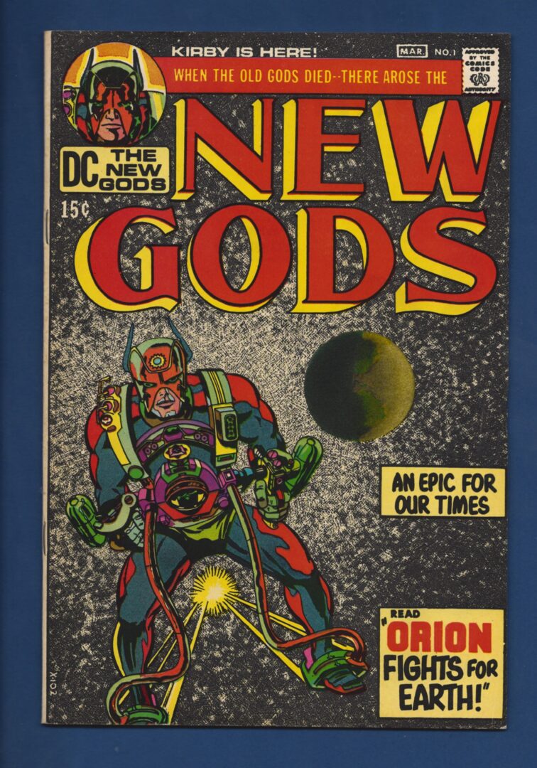 New Gods #1  FN/VF  1st appearance of Orion, Lightray, Metron, High-Father, & Kalibak