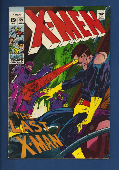 Uncanny X-Men #59  VG-