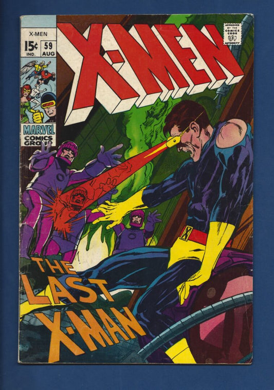 Uncanny X-Men #59  VG-