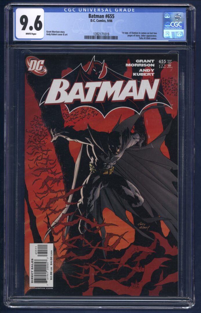 Batman #655  CGC 9.6  1st appearance of Damian Wayne in Cameo