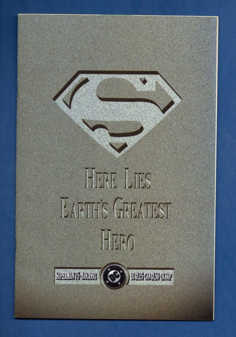 Superman #75  VF-  Unbagged Version