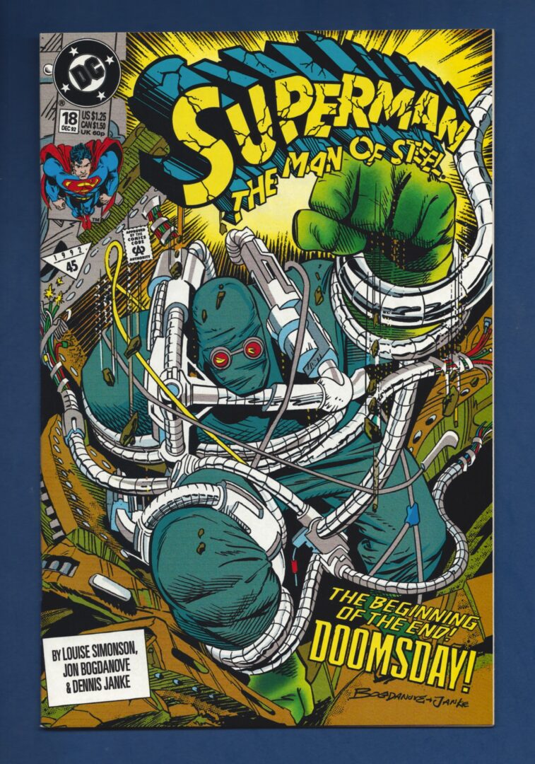 Superman the Man of Steel #18  VF 1st full appearance of Doomsday