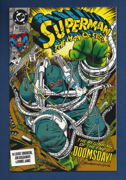 Superman the Man of Steel #18  VF 1st full appearance of Doomsday